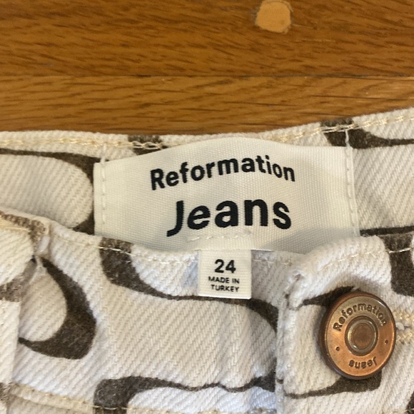 Reformation Mod High Rise Straight Jeans - Picture 4 of 5